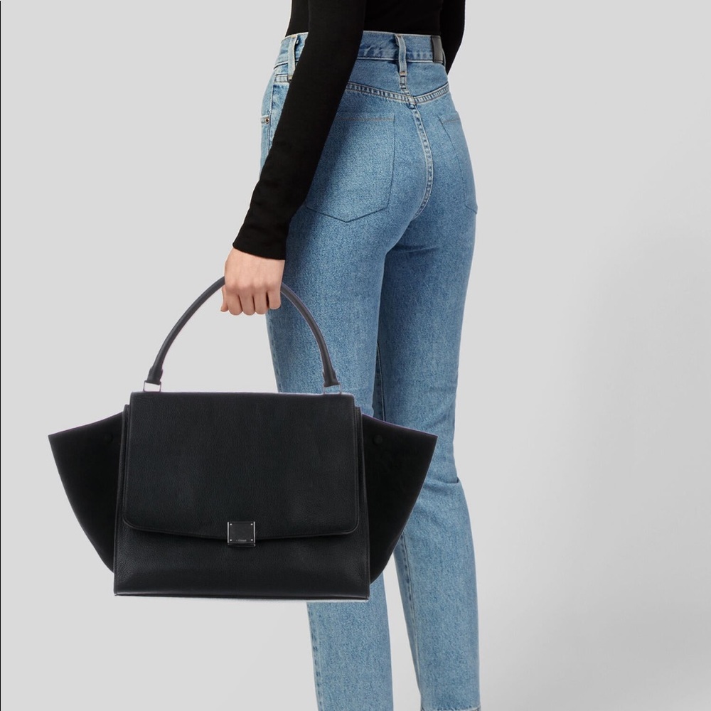 NWT Celine Trapeze (Large) in Black